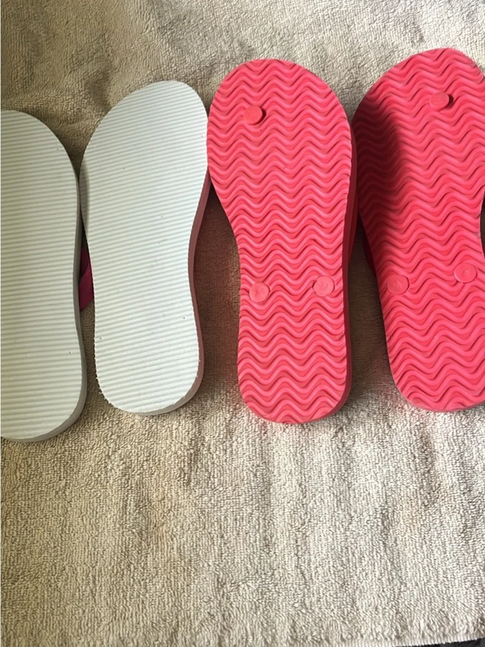 Vera Bradley Pink Paisley Flip Flops and Panda Heart Print Sandals
